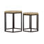 Ensemble de 2 tables gigognes