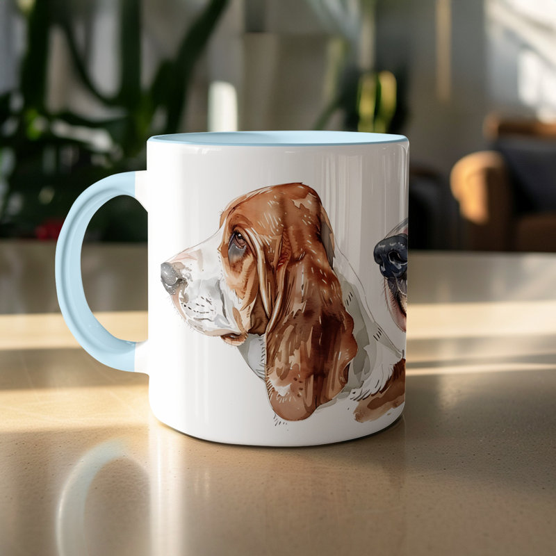 Mug, 3, Light Blue