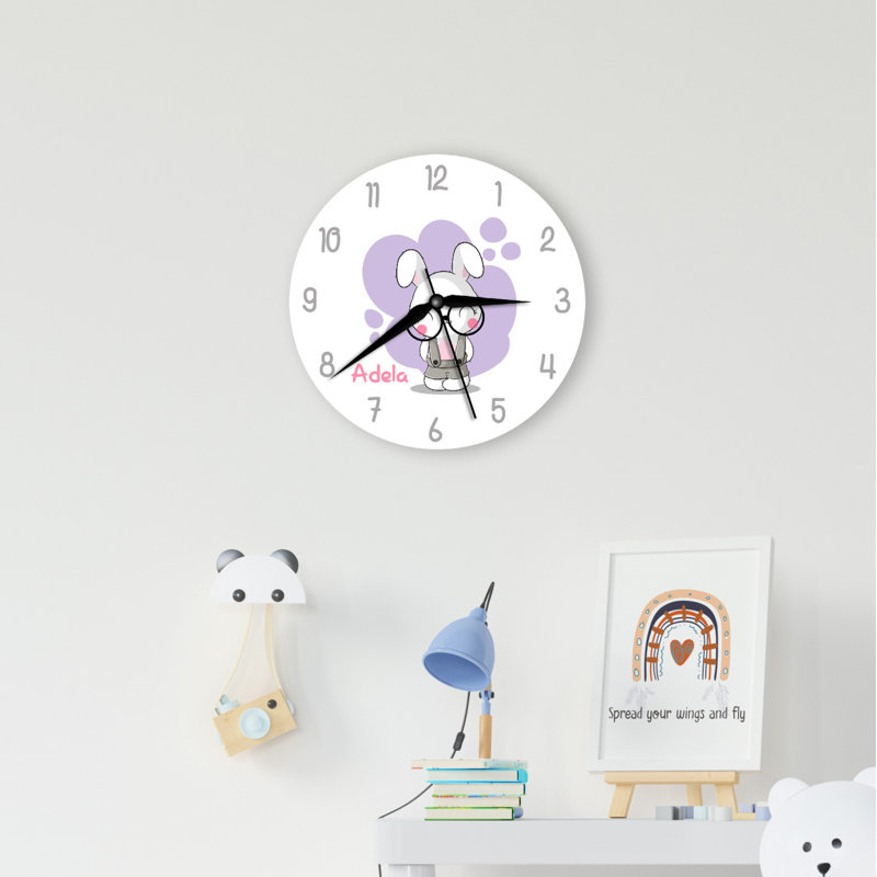 Wood Wall Clock, Yes