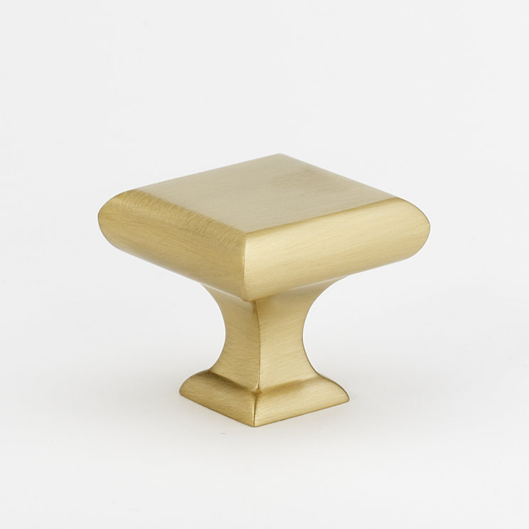 Oversized Manhattan Square Knob, 1.25" H x 1.25" W x 1.125" D
