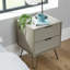 Rothley 2 Drawer Solid Wood Bedside Table-1043390907