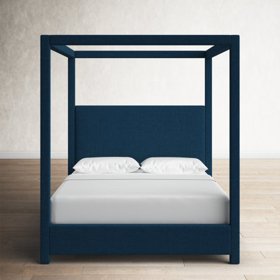 Upholstered Canopy Bed