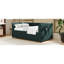 Lit de jour avec couchette et coussin en velours