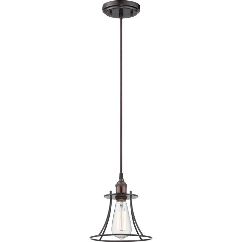 Lewandowski 1 - Light Single Pendant, Rustic Bronze