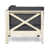 Coussin gris / cadre blanc est en rupture de stock