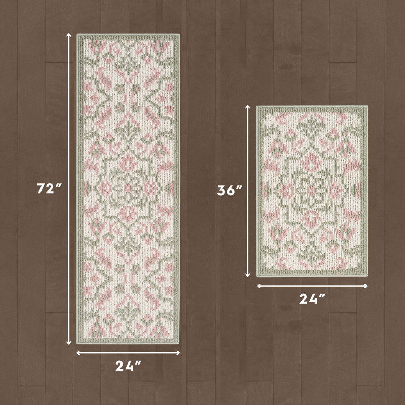 Laura Ashley Marwood All Loop Tufted  Rugs, Ivory Multi