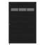 Barrière d'intimité décorative 6 pi H * 4 pi l avec cadres en métal et ensembles de boutons, barrière en bois composite en plastique - sans les poteaux-123050406-123175782-123514898