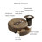 Round coffee table set