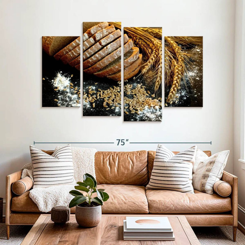 Harnek Fresh Bread And Wheat, 42" H x 68" W