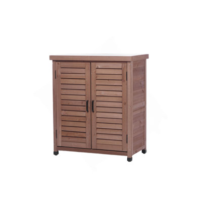 Armoire de rangement extérieure avec une conception robuste et fonctionnelle