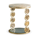 Infinity Marble End Table