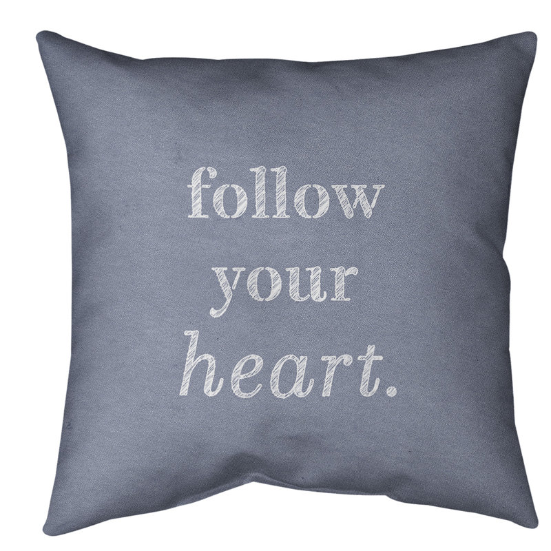 Coussin de sol, 40 po x 40 po, Bleu / Blanc
