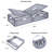 Nikolin Stackable Plastic Underbed Storage Box with Double-Open Lid and Wheels-1459822034-1459822033