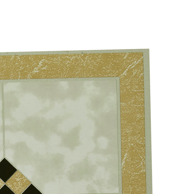30Pcs Self-adhesive PVC Flooring Tiles Set, Yellow
