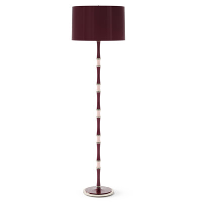 Kane 64.50'' Sugar Plum Rose Water Traditional Floor Lamp