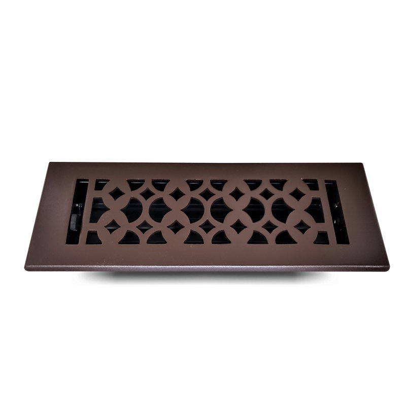 Grille en métal, Brun