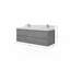 Meuble-lavabo mural double l 60 po x P 22 po x H 36 po-97753335