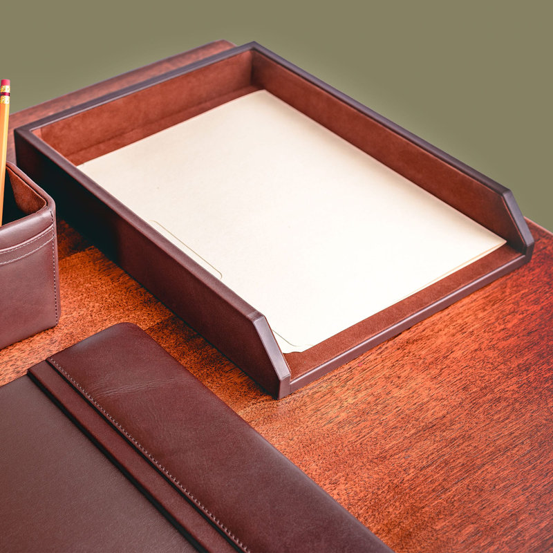 Bramfield Leather Paper Organizer