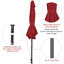 Parasol de marché 9 pi Watterson-503984122-419383236