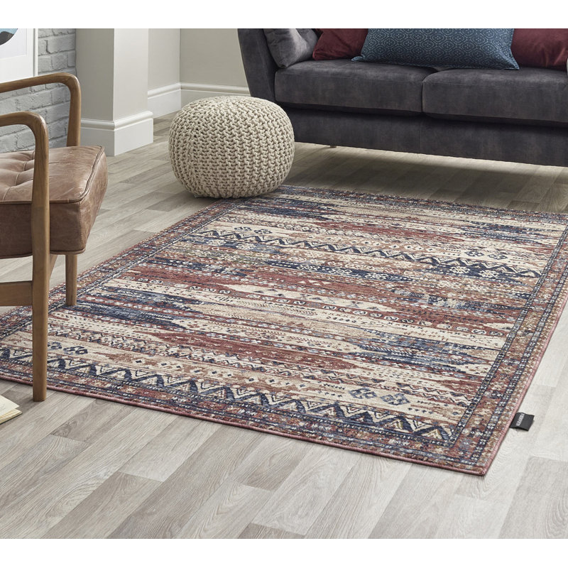 Vilonia Striped Area Rug, Rectangle 133 x 195cm