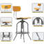 Tabouret pivotant à hauteur réglable Edelstein-1575770128
