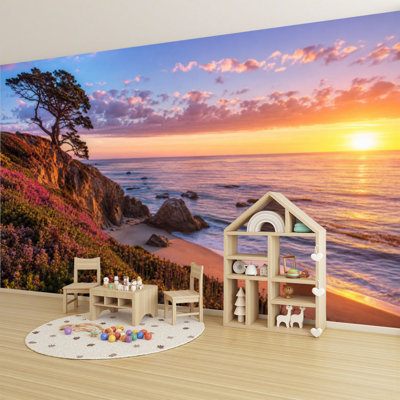 Papier peint adhésif auto-adhésif moderne pour la chambre à coucher Peel and Stick L 69 po x l 96 po