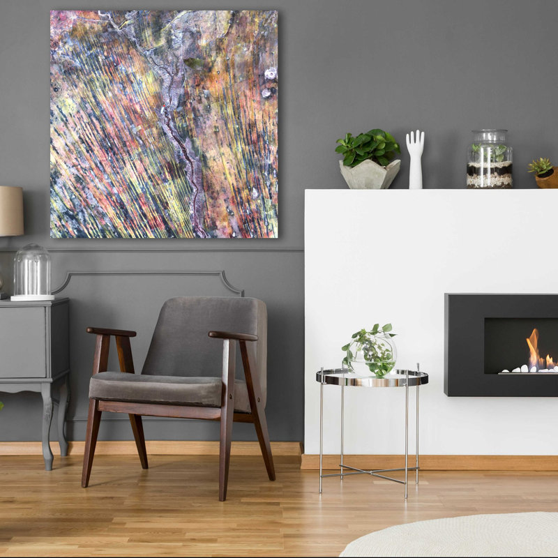 «Earth as Art: The Optimist», art mural en verre acrylique, H 36 po x l 36 po x P 0,12 po