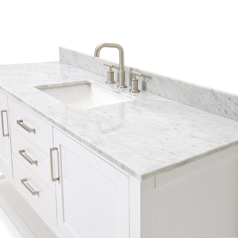 Bayhill 61'' W Single Vanity, White