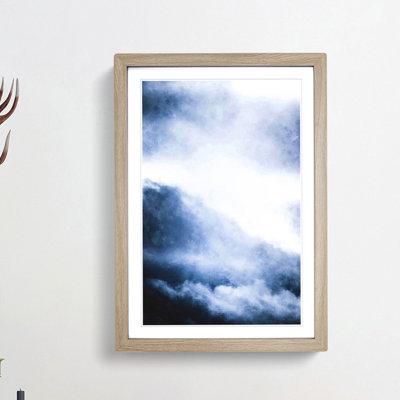 Cloud Mountains - Single Picture Frame Painting on MDF