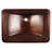 Curie 21" Undermount Bathroom Sink in Copper