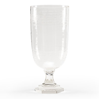 Athena 18'' H Crystal Tabletop Hurricane
