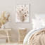 Neutral Botanical Bouquet Framed Wall Art Prints - Beige floral arrangement, for living room-125212094-125212097