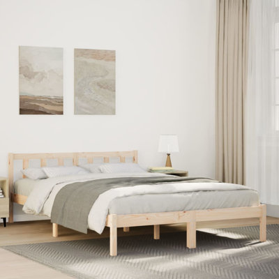 Deron Solid Wood Bed