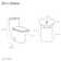 Carre One-Piece Square Toilet Dual-Flush 1.1/1.6 gpf with 10" Rough-In