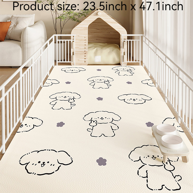 Tapis pour animaux de compagnie, H 0,15 po x l 23,5 po x P 47,1 po