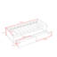 Lit plateforme simple avec 2 tiroirs