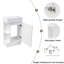 Meuble-lavabo 18,6 po avec lavabo