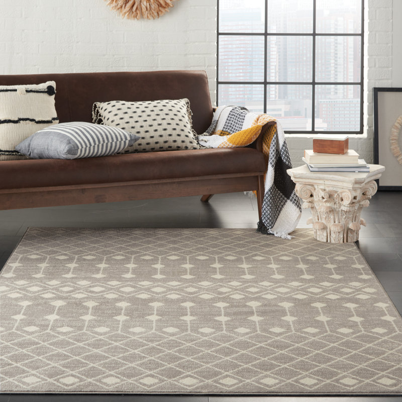 Tapis gris Bo Boian, Rectangle 6 pi x 9 pi