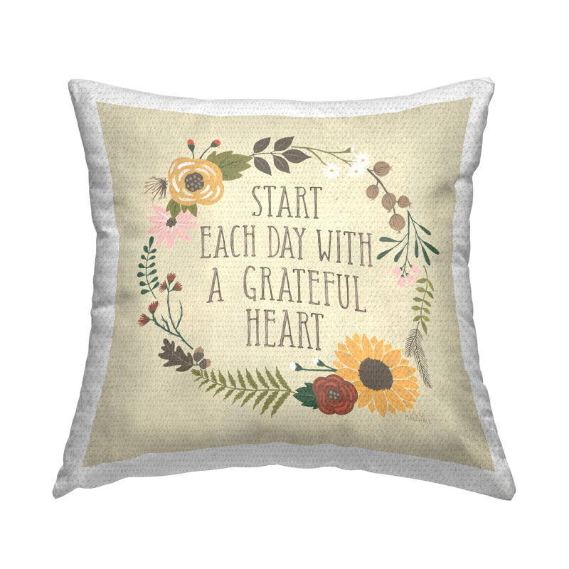Coussin d'extérieur Grateful Heart