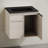 St. Tropez 24" Wall-Mounted Bathroom Vanity In White Oak With Black 3-Hole Widespread Sink Top-160795843-160795840