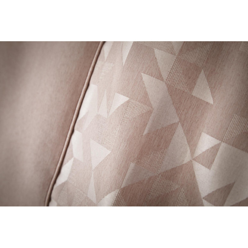 Winon Geometric Luxury Duvet Cover Set, Double Duvet Cover + 2 Standard Pillowcases, Pink