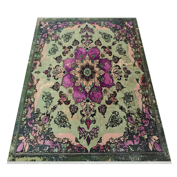 Langley Street Perseus Machine Printed Machine Woven Area Rug | Wayfair ...