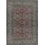 Avalon Wool Oriental Area Rug in Red/Beige/Green