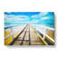 Pier Leading To The Ocean - Wrapped Canvas-56634340