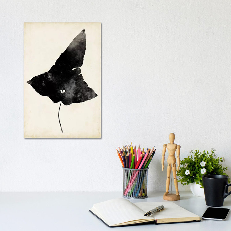 Fern Silhouette I by Vision Studio - Wrapped Canvas Painting, 20.32 cm H x 30.48 cm W