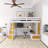 Full Size Wood Frame Loft Bed With Storage Staircase-109921772