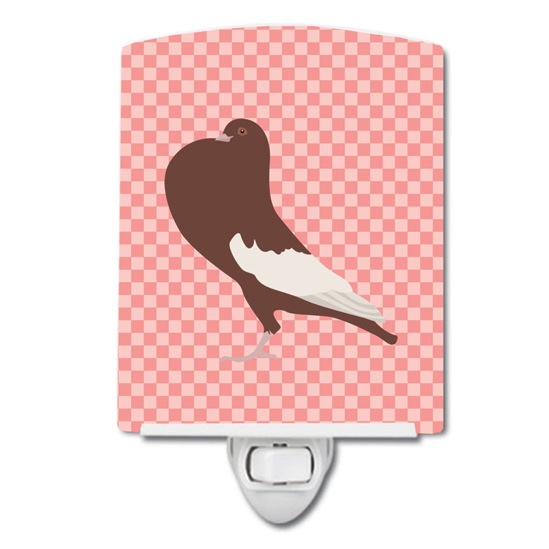 Éclairage pour nuit en céramique english pouter pigeon
