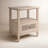 Charleston Wooden 1-Drawer Cane Nightstand-1822230938