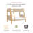 TipToe Twin-Over-Full Bunk Bed-124362357