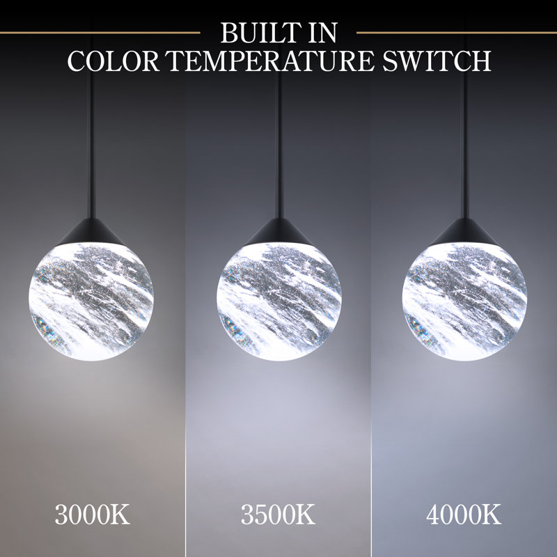 Quest 13 - Light LED Pendant, Black